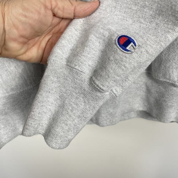 Vintage Champion Reverse Weave Sweatshirt Size Medium Gray Clemson Crew Neck - Picture 8 of 9